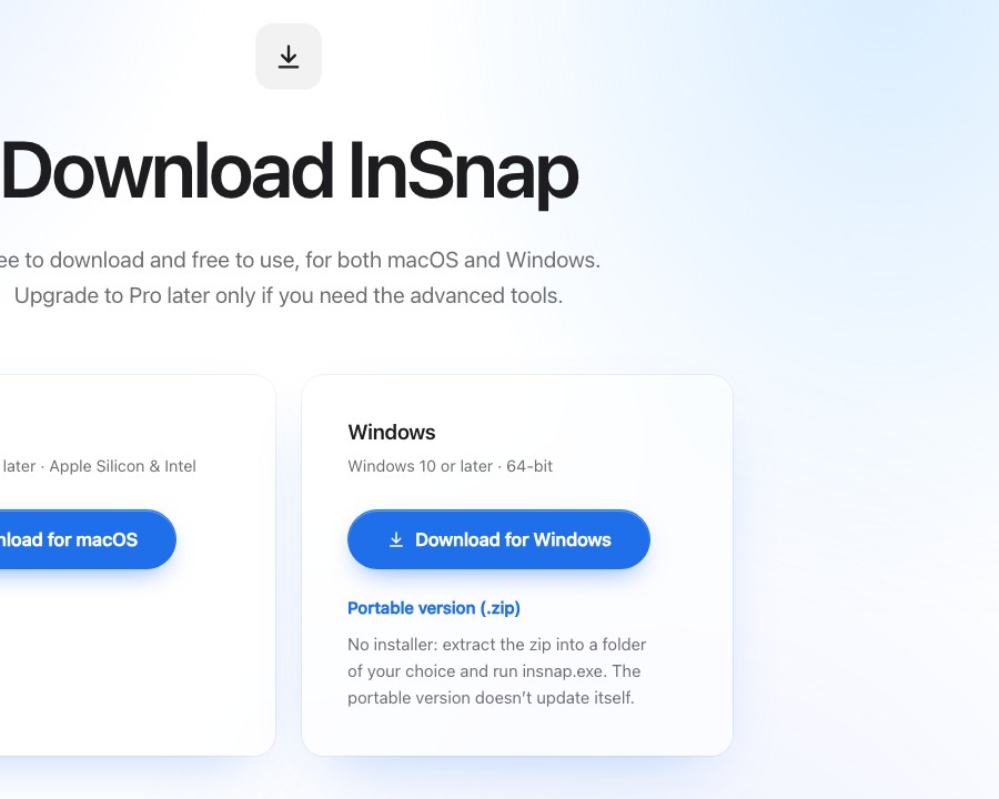Download InSnap for Windows